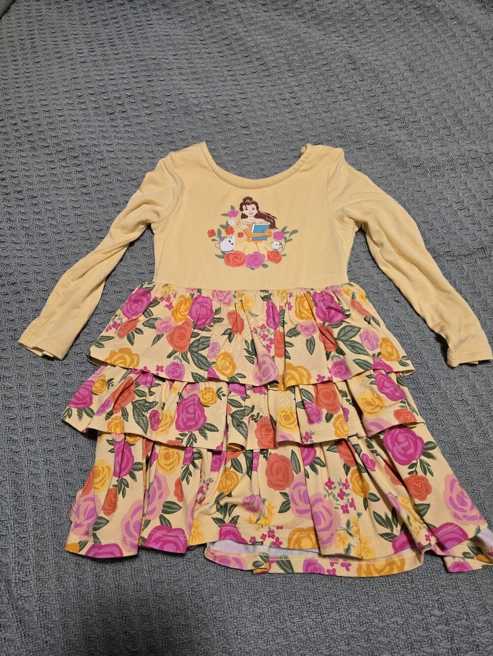 Disney Princess Belle Tiered Dress 2T